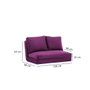 Atelier Del Sofa Taida Sofá Cama de 2 Plazas Morado
